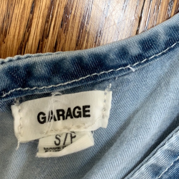 Garage Soft Denim Wash Pocket T - Picture 2 of 6